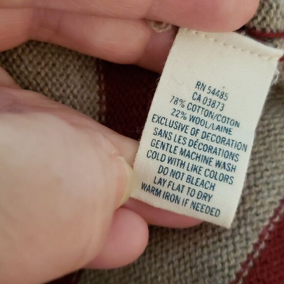 Very Nice American Eagle Vintage Fit Striped Sweater Sz L - Picture 4 of 6